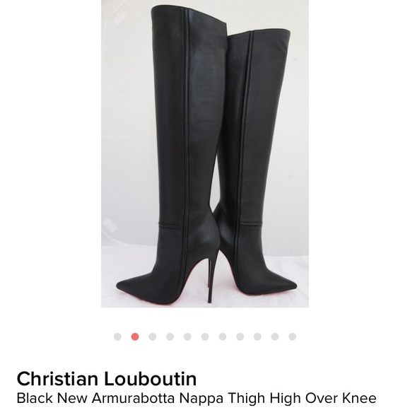 Beautiful Christian Louboutin Paris over the knee - Picture 2 of 5